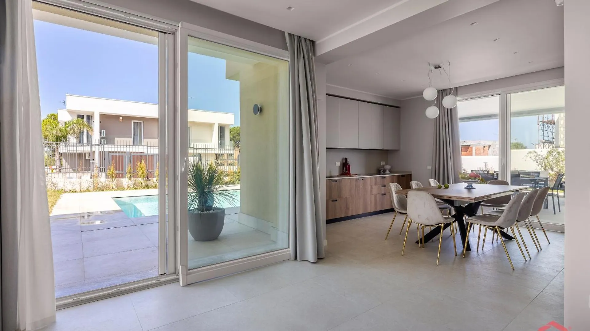 Brand New Villa With Private Heated Pool Terrasini Italy